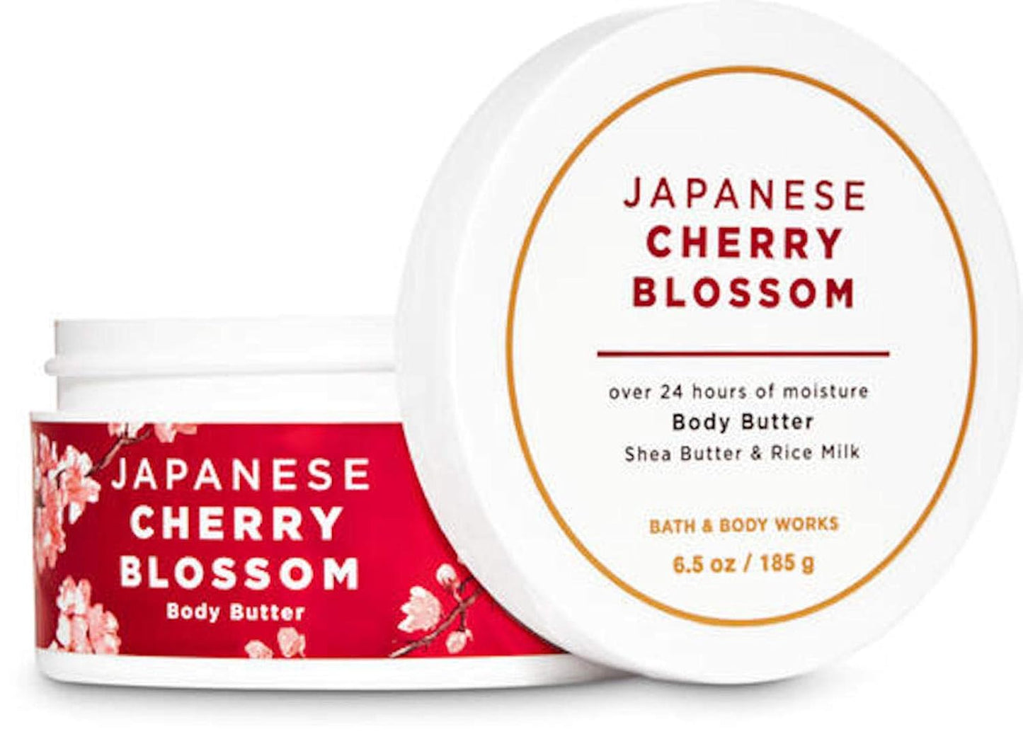 Japanese Cherry Blossom Body Butter - 24 Hour Moisture with Shea Butter & Rice Milk