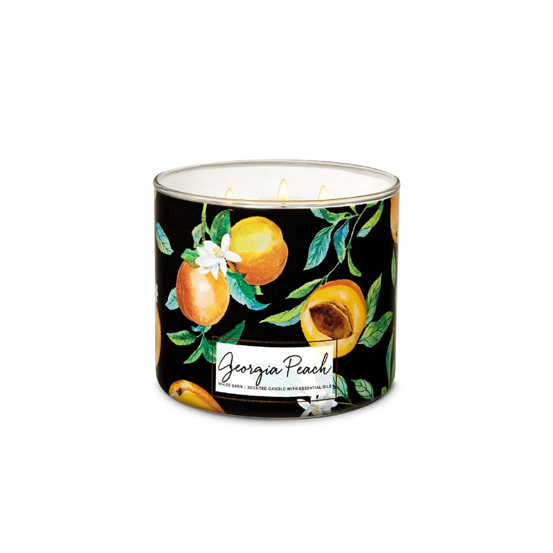 Bath & Body Works Georgia Peach 3-Wick Candle - Gulf Edition