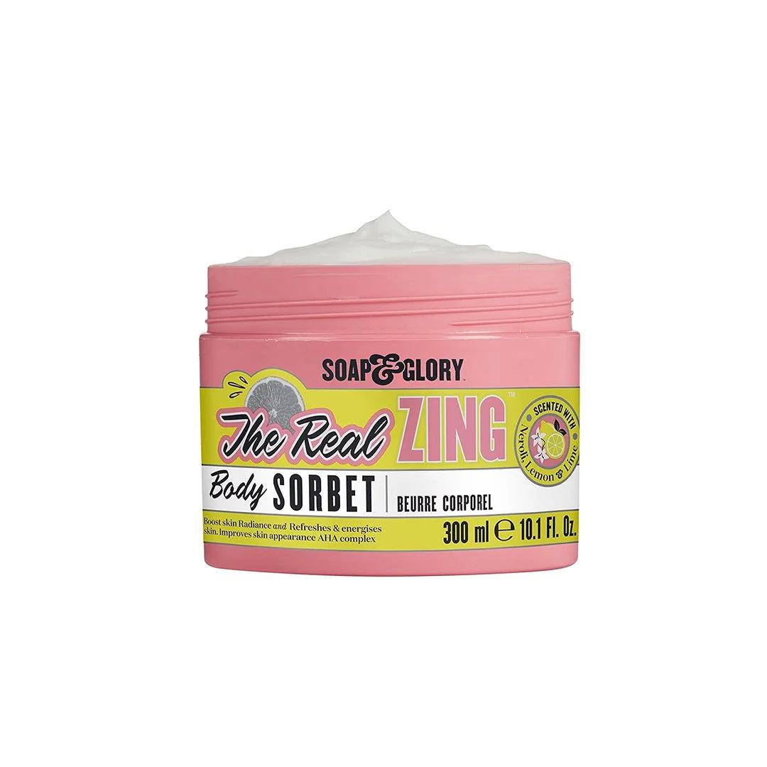 Soap & Glory The Real Zing Body Sorbet - Energizing Body Moisturizer 300ml