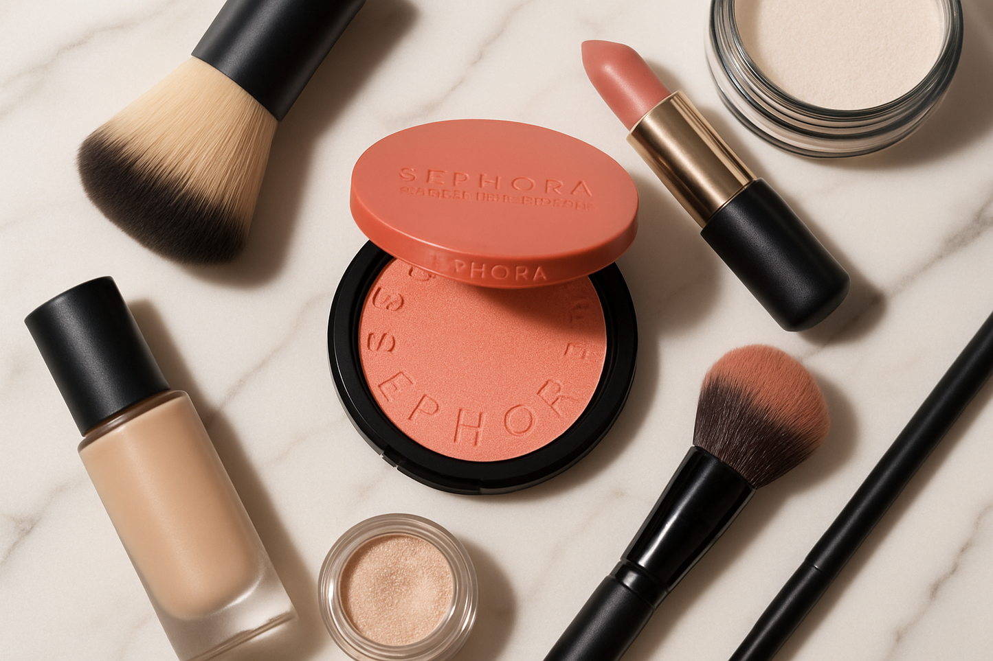 Flat lay styling