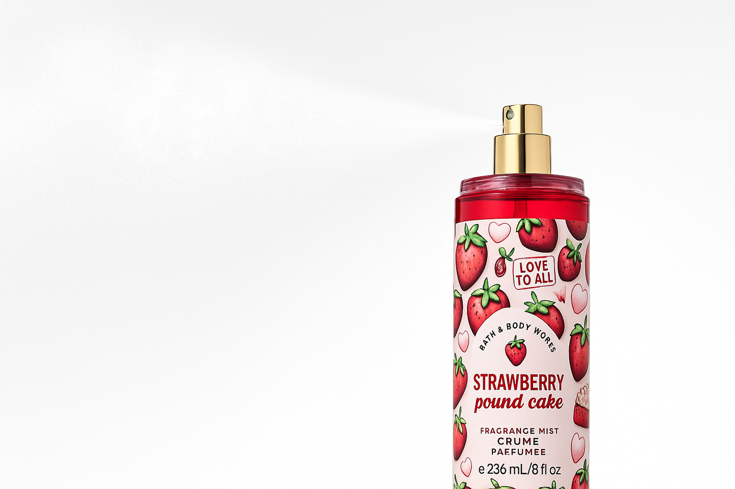 Fragrance mist spray action