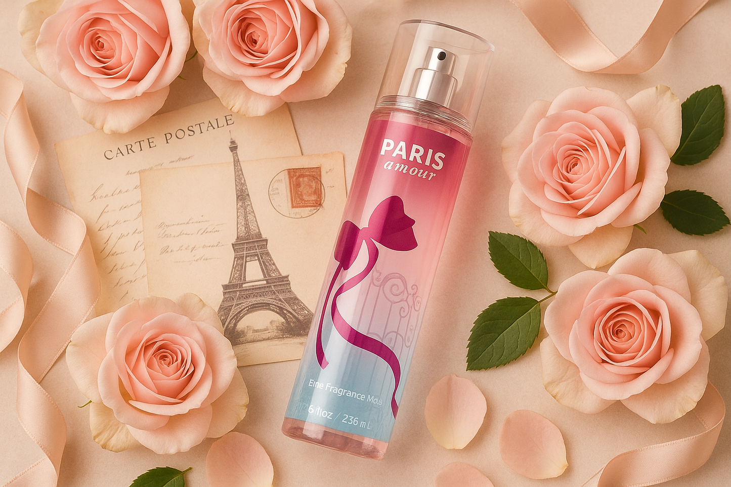 Generated lifestyle images for Paris Amour