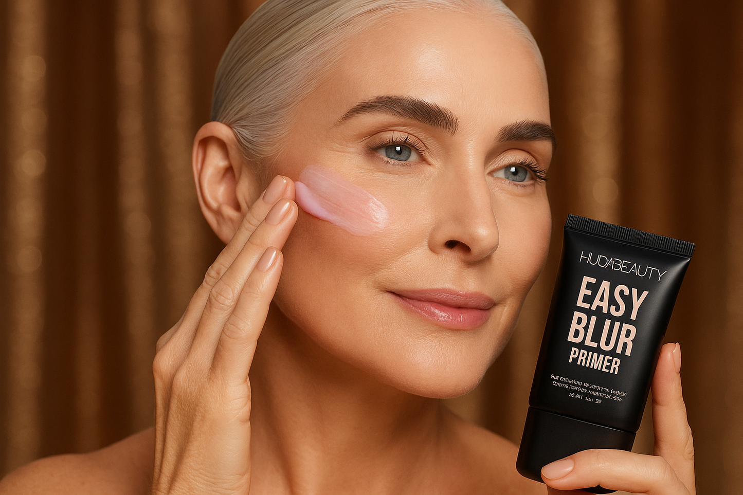 HUDA BEAUTY Easy Blur Primer Lifestyle Application