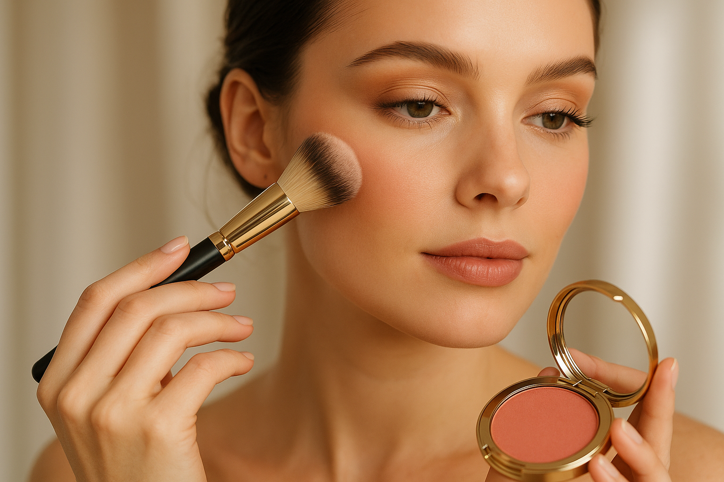Makeup Application Scene