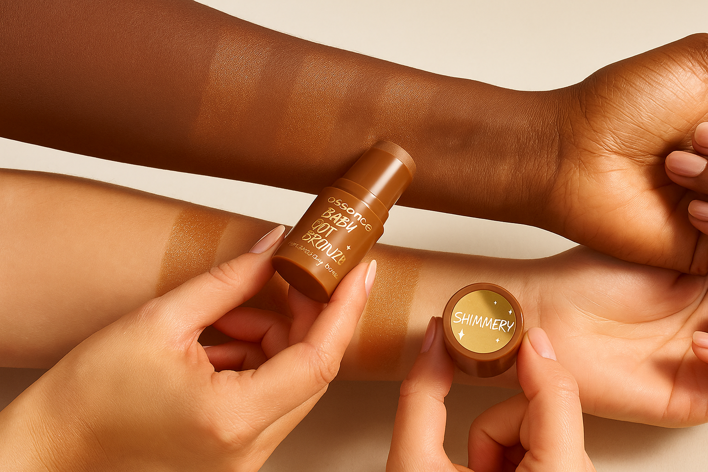 Bronzer Swatches on Different Skin Tones