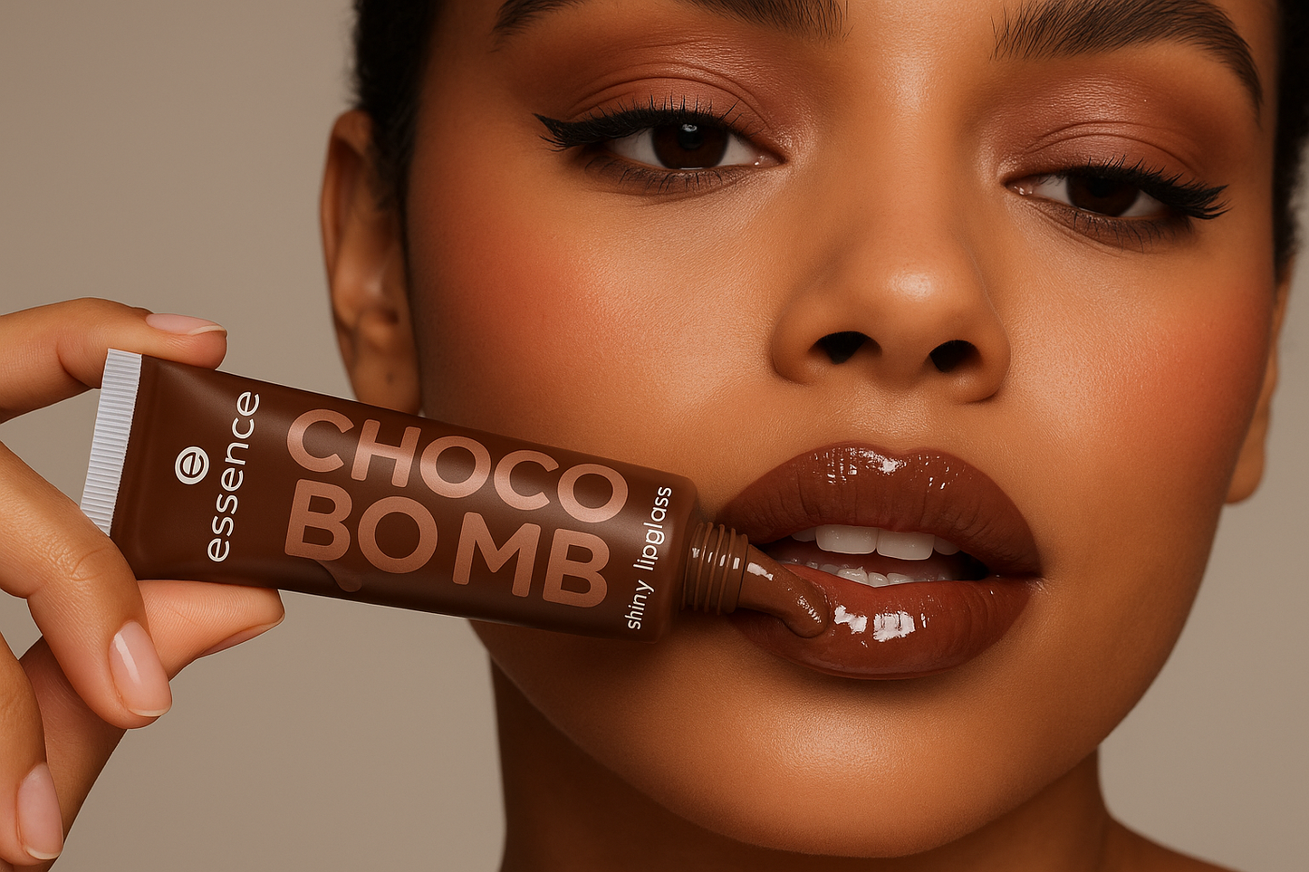 Essence Choco Bomb Lip Gloss - Lifestyle Shot
