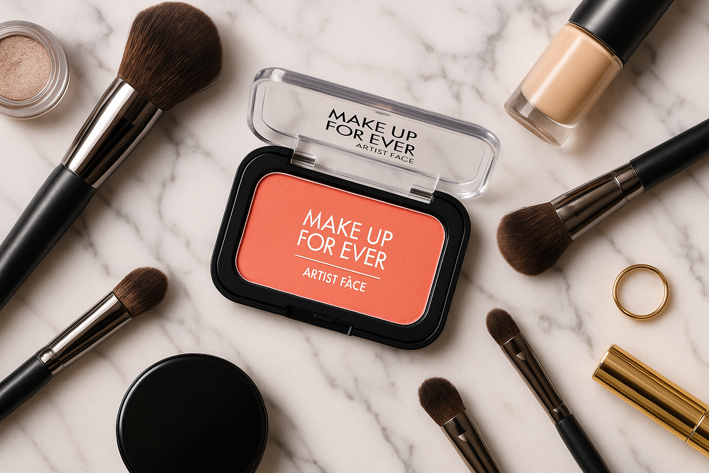 Artist Face Blush - Flat Lay Styling