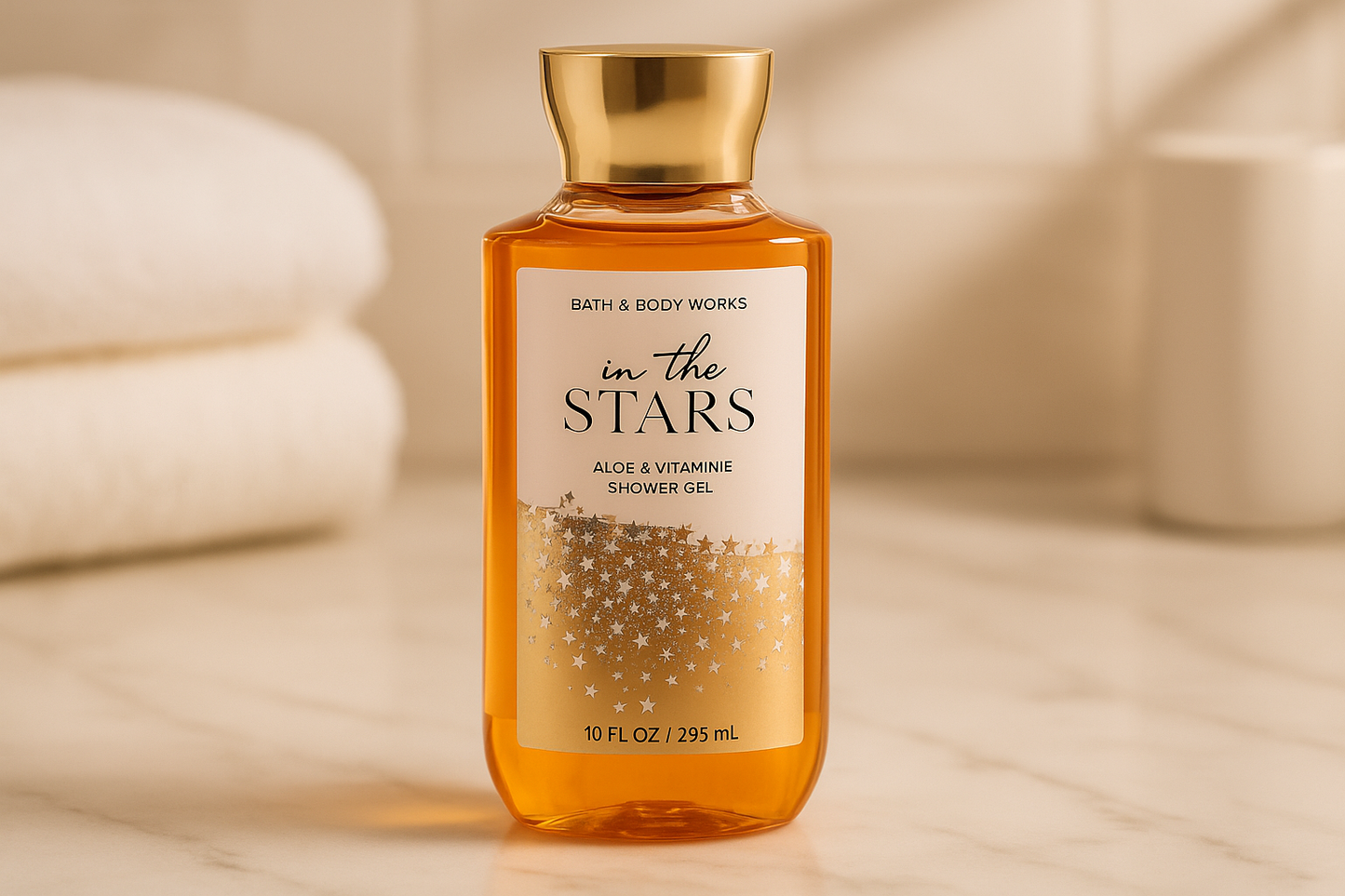 In The Stars Shower Gel - Product Photography