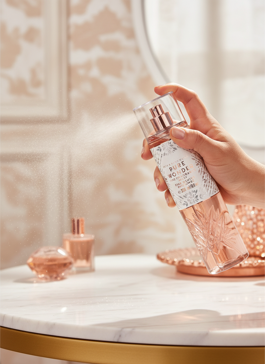 Lifestyle spray shot