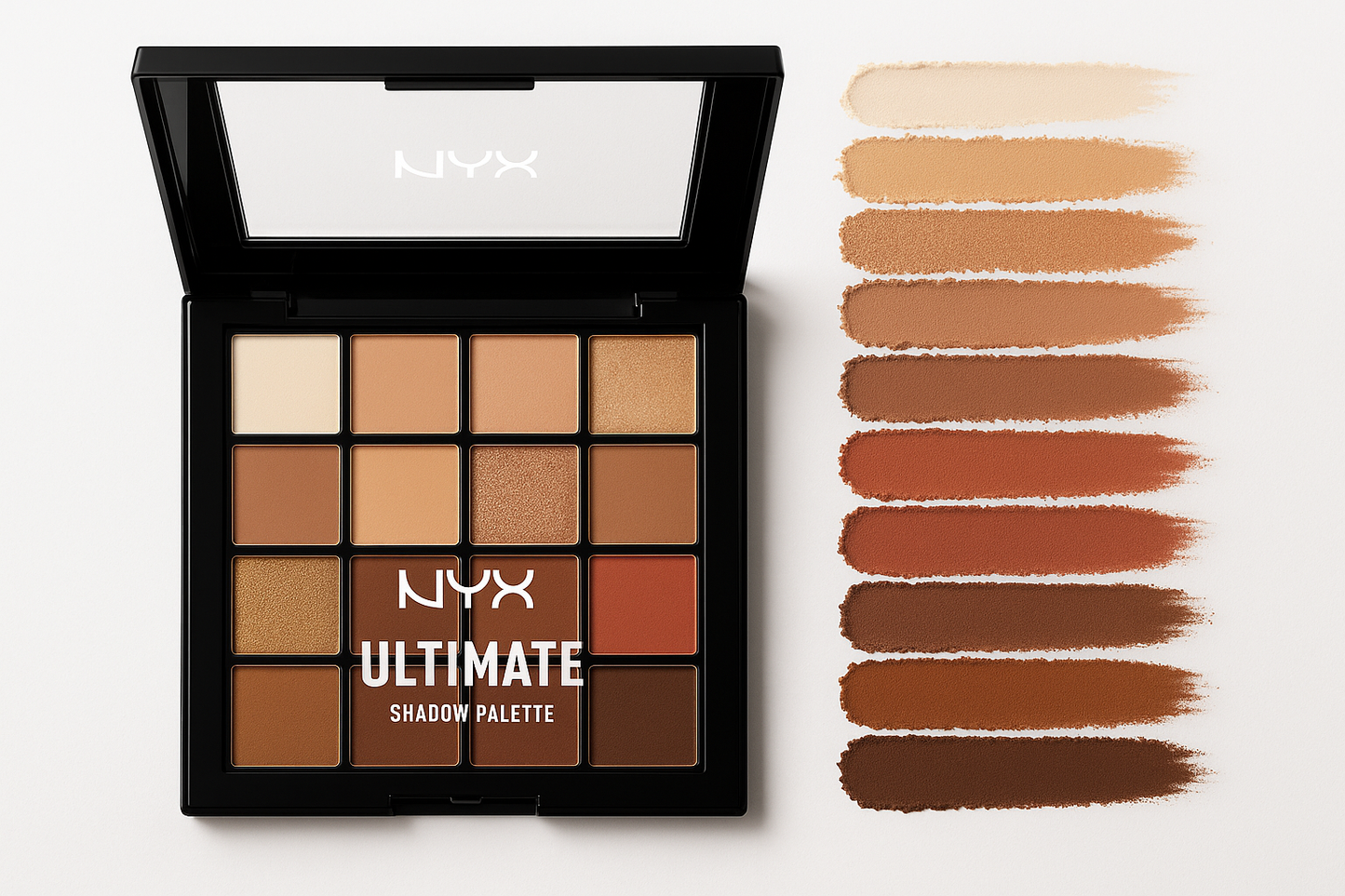 Product swatches and details