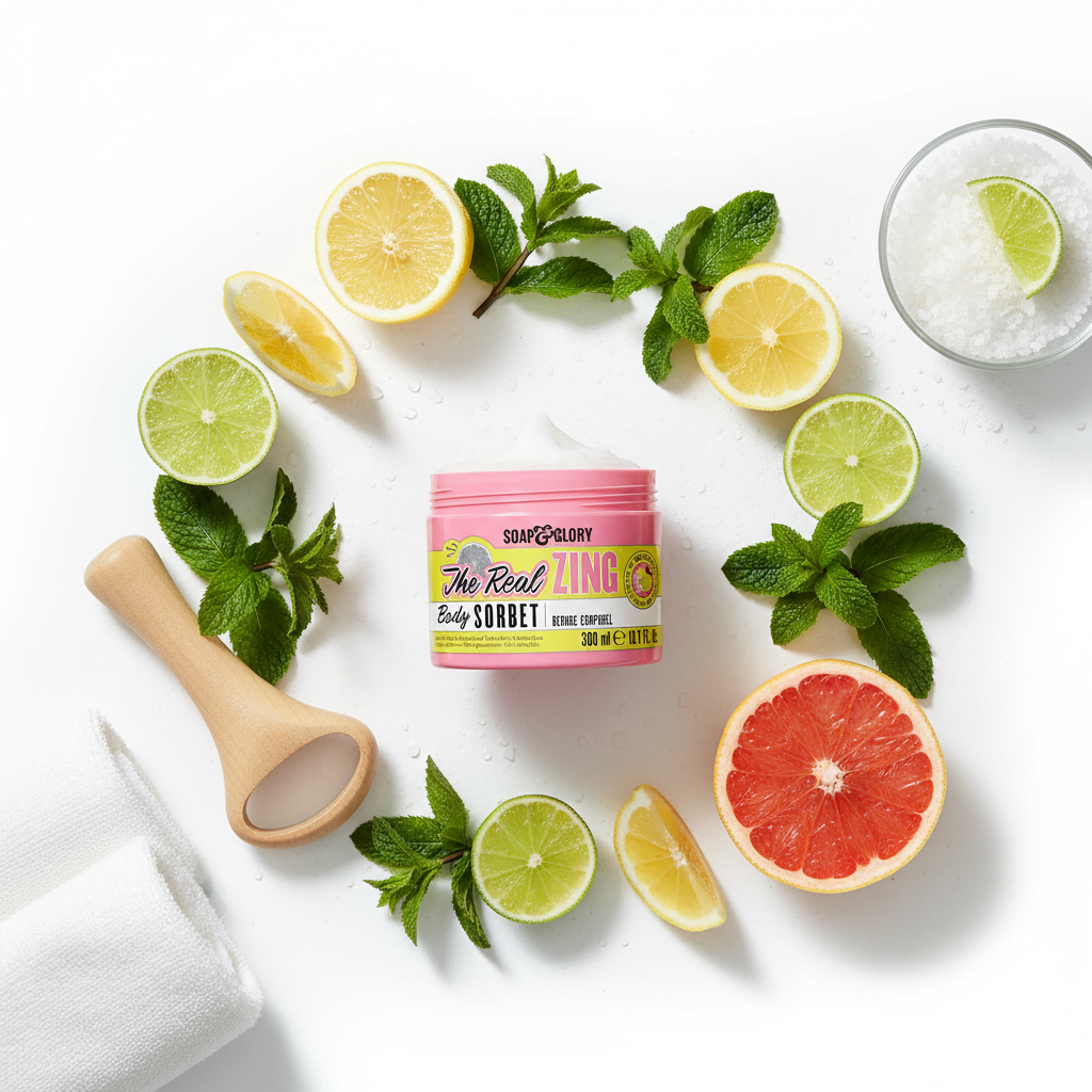 Flat Lay with Citrus