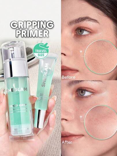 SHEGLAM Good Grip Hydrating Primer Oil Control Moisturizing Primer Gel Smooth Fine Lines Oil And Silicone-Free Face Primer