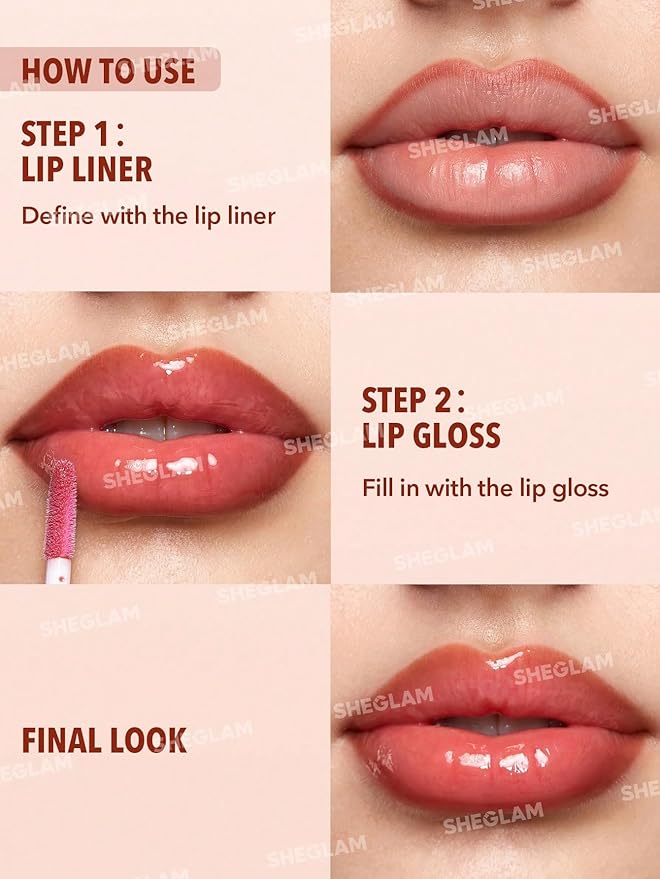 SHEGLAM Lip Rules Liner & Gloss Pen - Long-Lasting