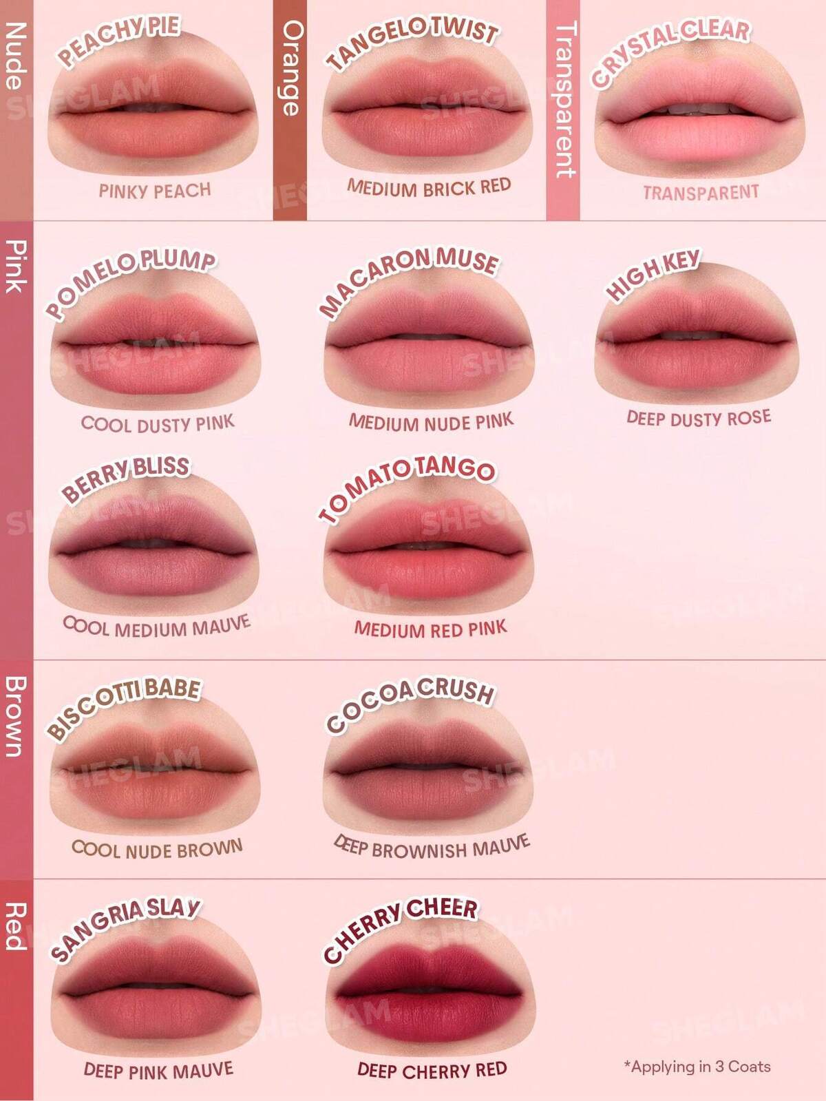SHEGLAM Bounce Putty Pocket Lip Pot-Pomelo Plump