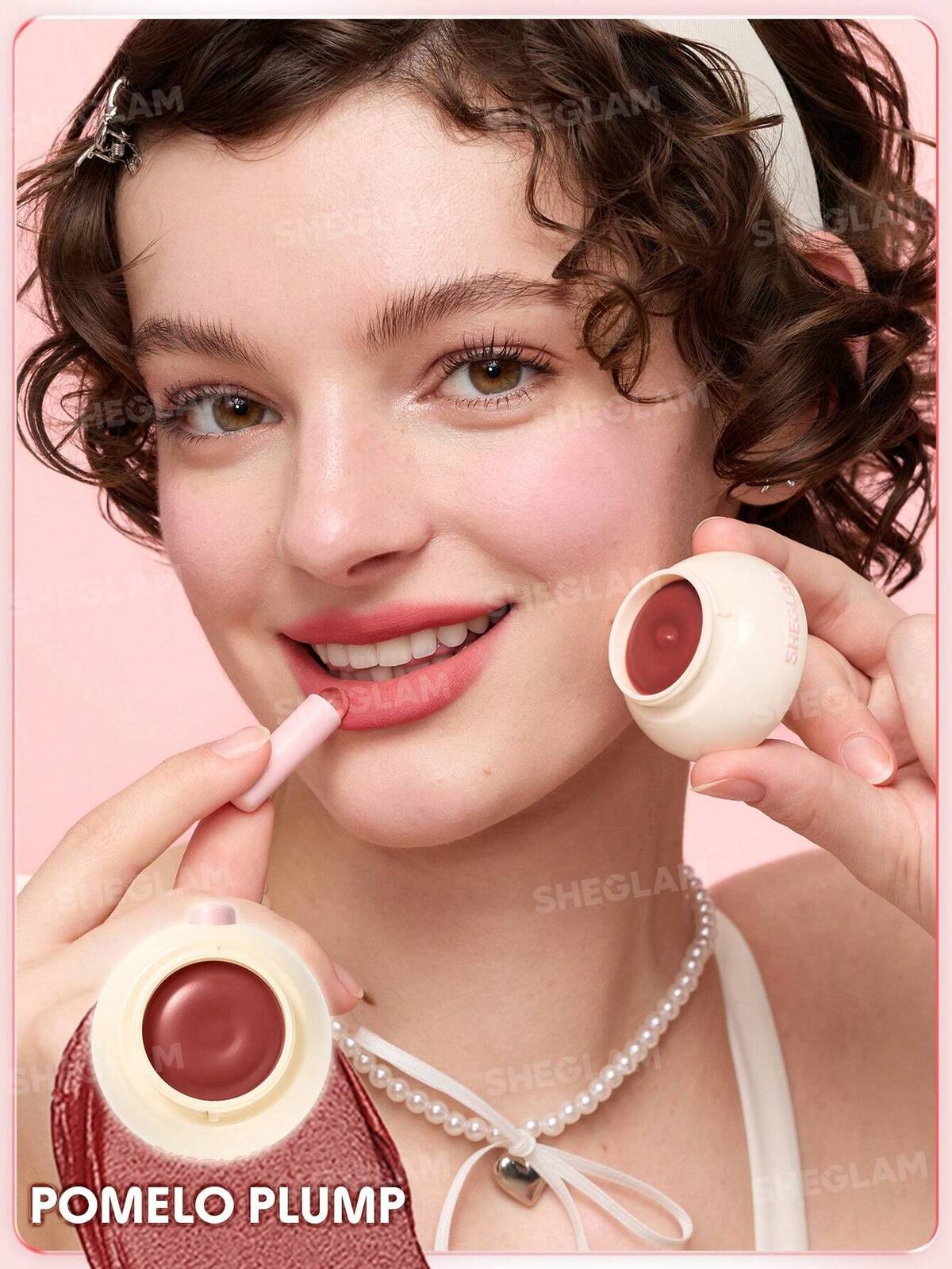 SHEGLAM Bounce Putty Pocket Lip Pot-Pomelo Plump