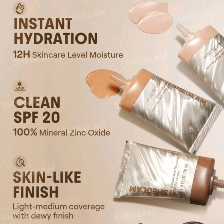 Sheglam Dew And Done Skin Tint With Spf20