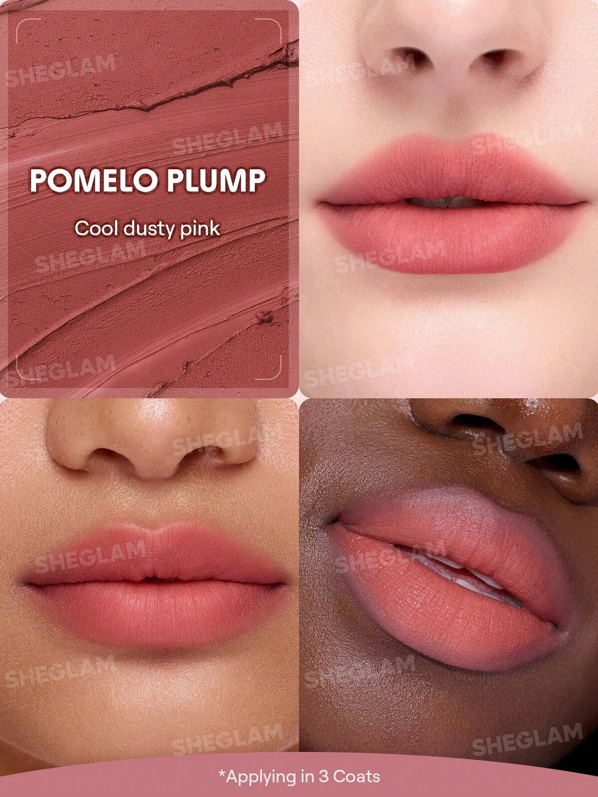 SHEGLAM Bounce Putty Pocket Lip Pot-Pomelo Plump