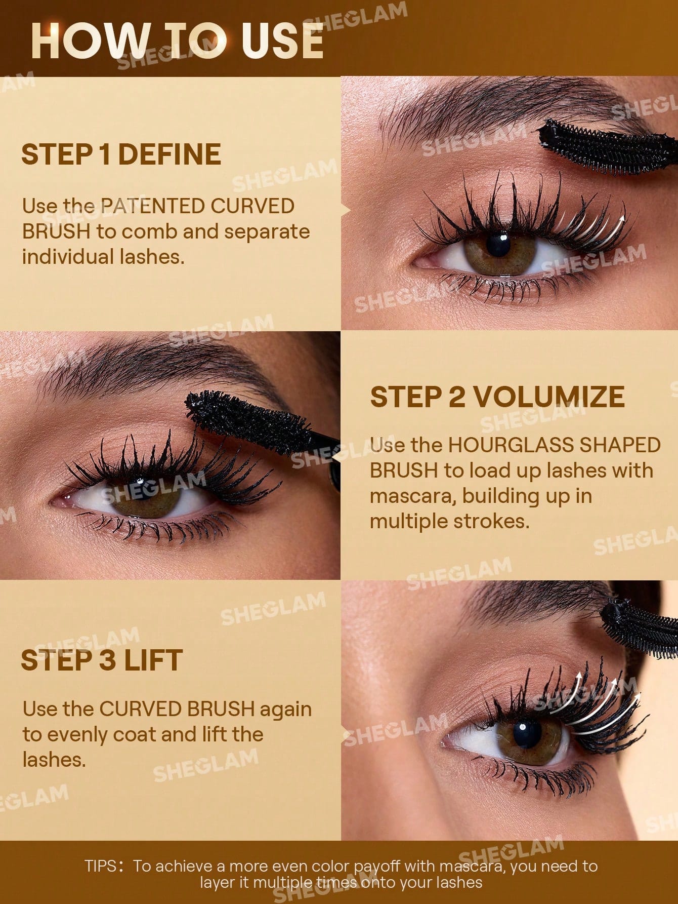 SHEGLAM All-In-One 24K Multi-Effect Mascara
