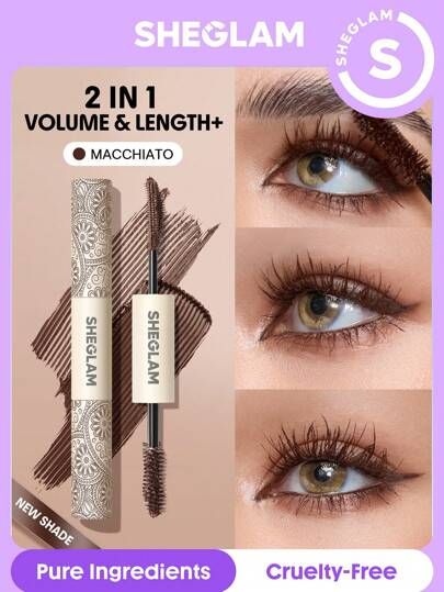 SHEGLAM All-In-One Volume & Length Mascara-Waterproof Macchiato