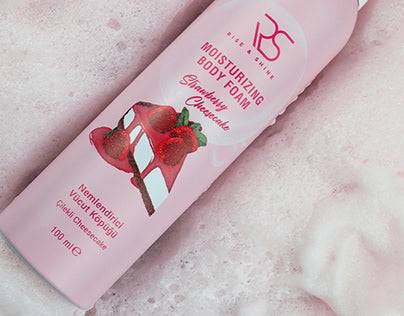 Rise & Shine Moisturizing Body Foam - Strawberry Cheesecake (100ml)