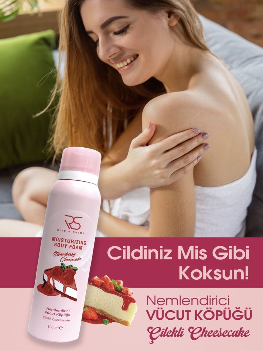 Rise & Shine Moisturizing Body Foam - Strawberry Cheesecake (100ml)