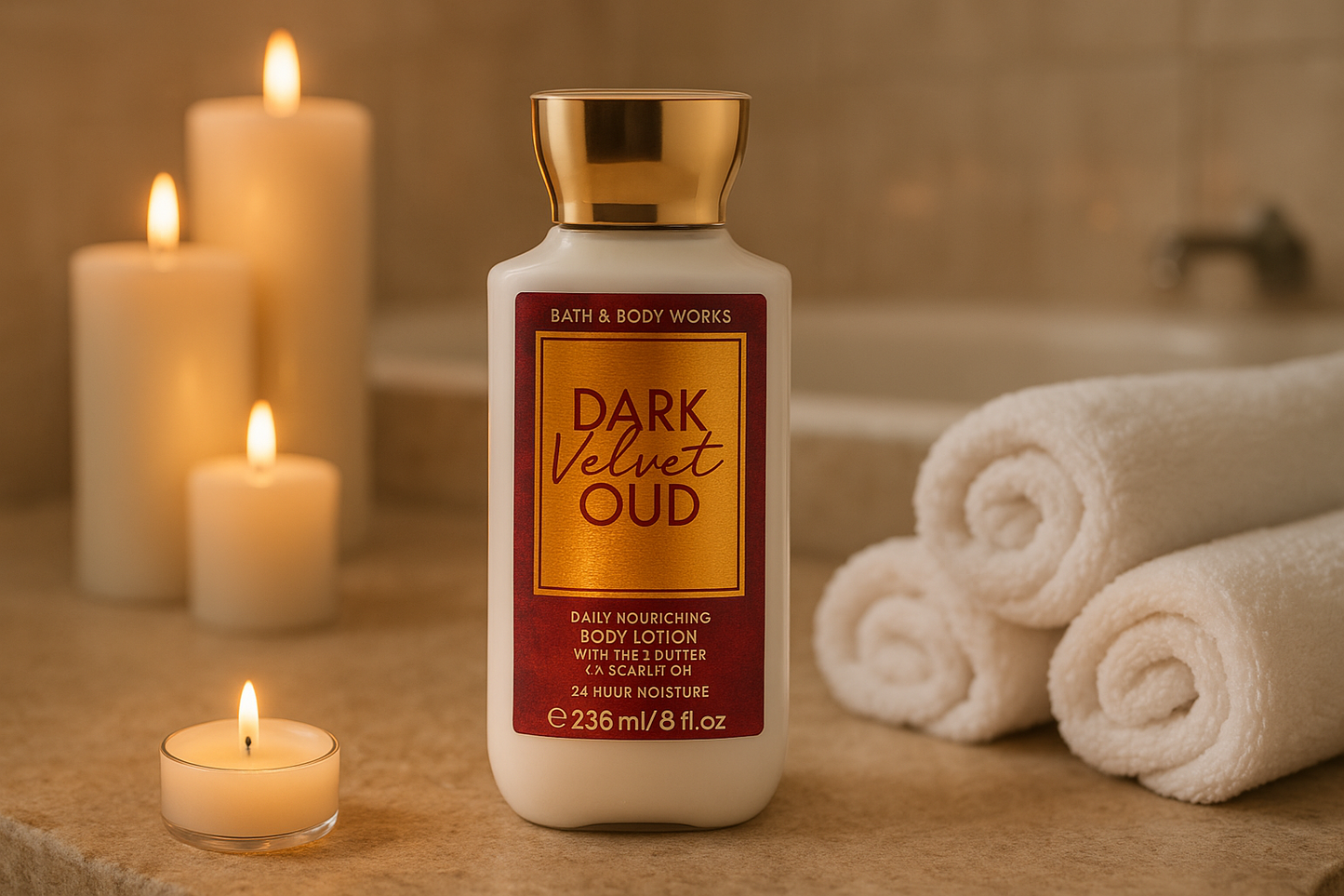 Spa-inspired bathroom setting
