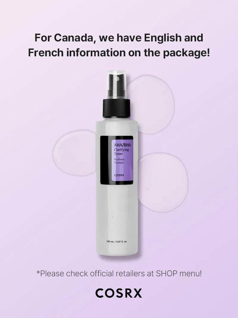 COSRX AHA/BHA Clarifying Treatment Toner