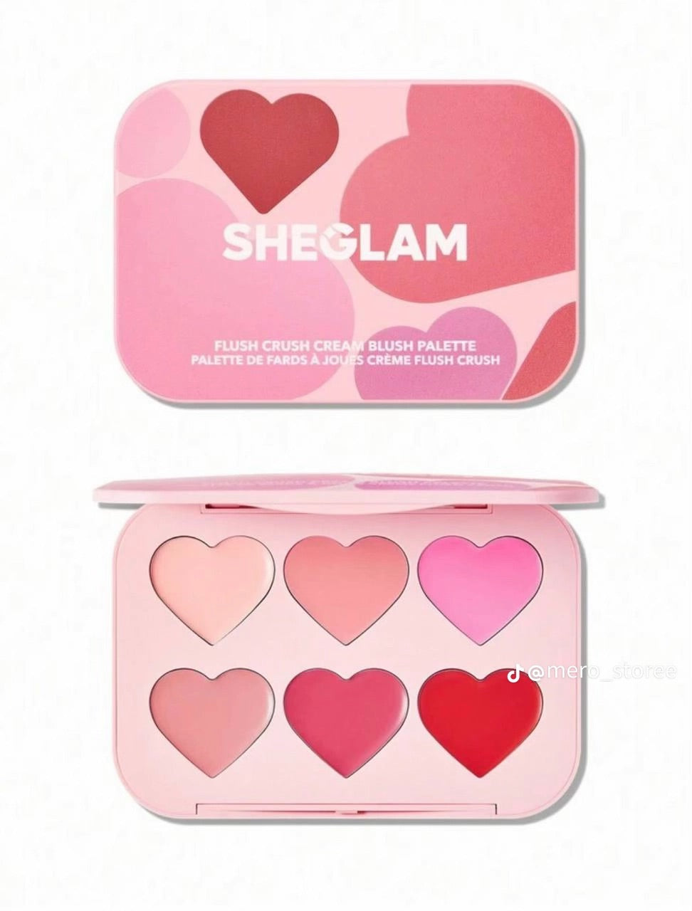 Sheglam Flush Crush Cream Blush Palette-Blushing Bouquet