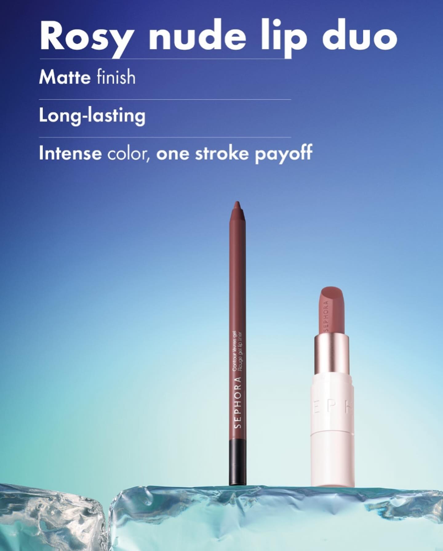 SEPHORA COLLECTION Best Lip Combo Set - Rosy Nude