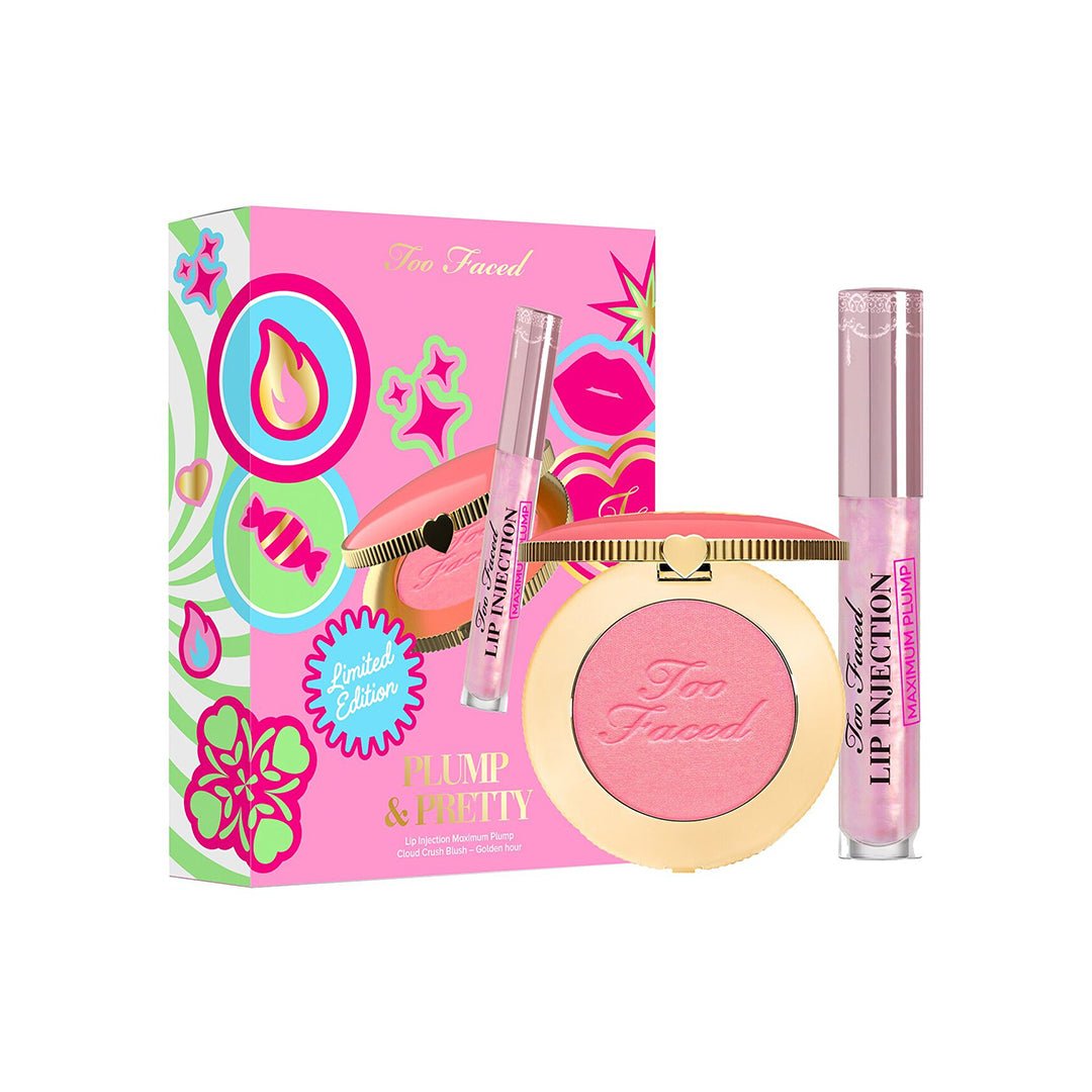 Too Faced Plump And Pretty Lip & Cheek Set