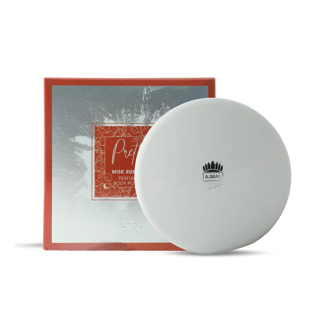 Ajmal Pretty Misk Rumman Perfumed Body Powder - 75gm