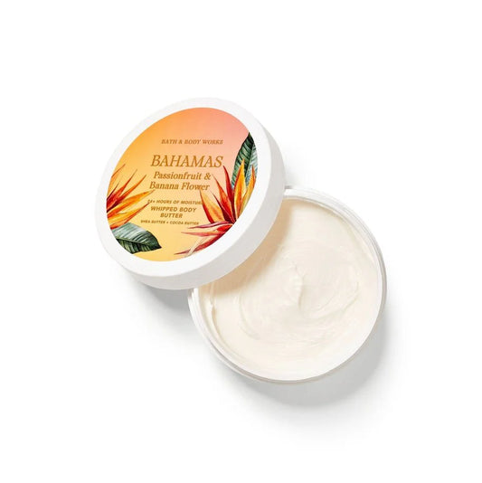 Bath & Body Works Bahamas Passionfruit & Banana Flower Whipped Body Butter - Gulf Edition