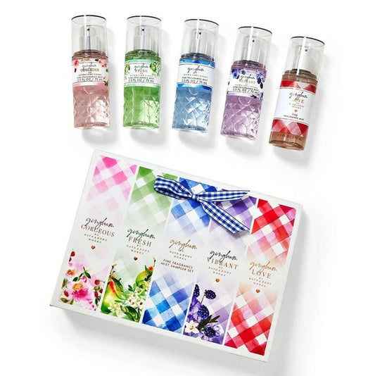 Bath & Body Works Gingham Sampler Mini Gift Box Set - Gulf Edition