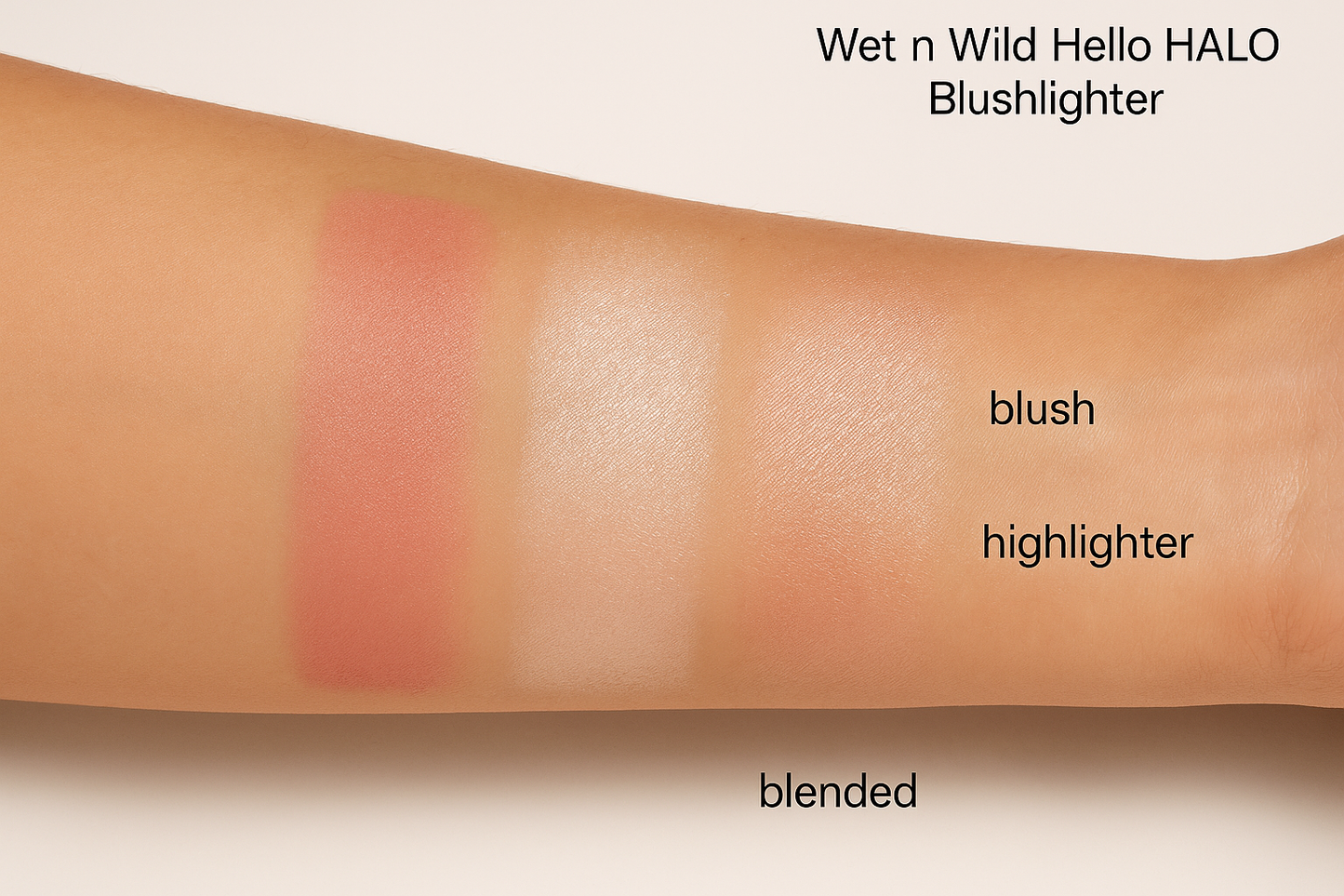 Hello HALO Blushlighter Swatches