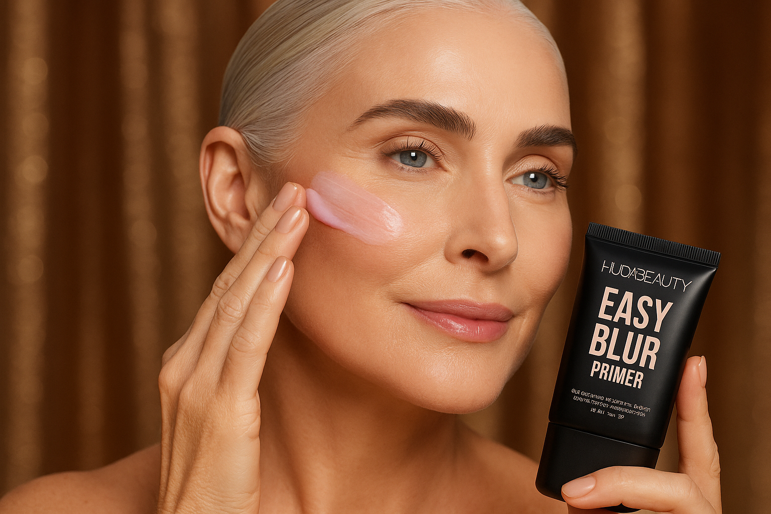 HUDA BEAUTY Easy Blur Primer Lifestyle Application