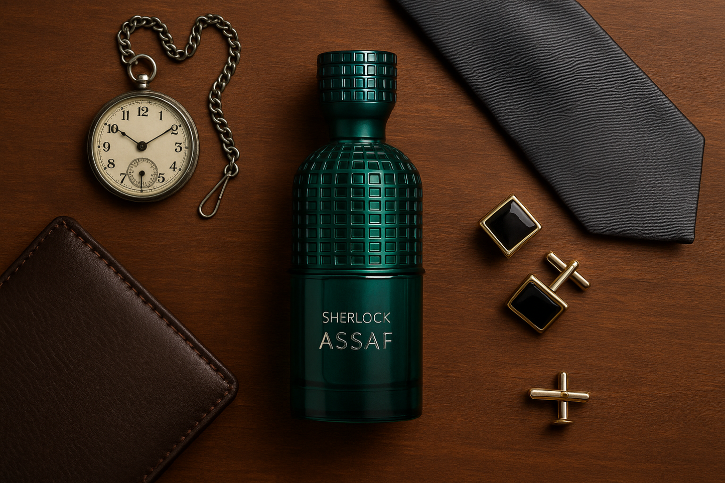 Masculine Accessories Flat Lay