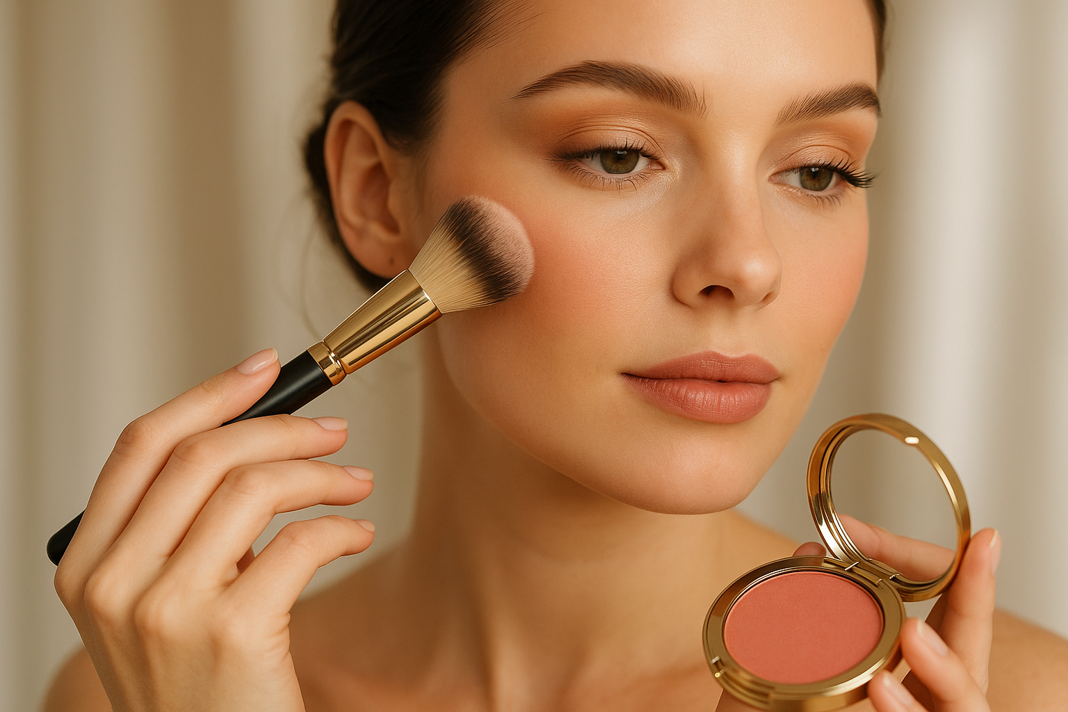Makeup Application Scene