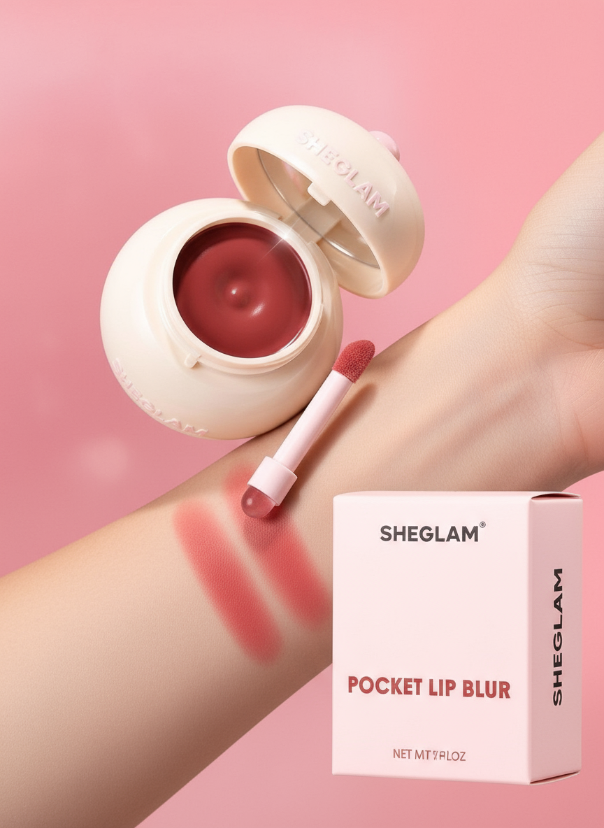 SHEGLAM Lip Blur Tomato Tango Lifestyle
