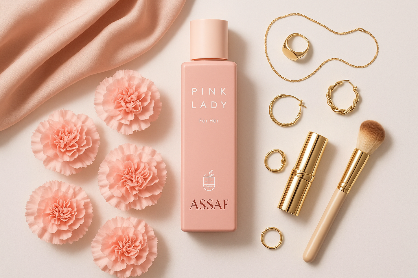 Pink Lady Flat Lay
