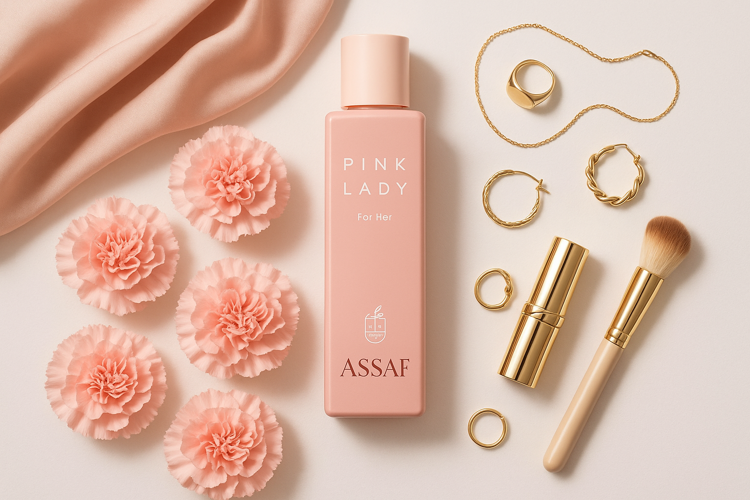 Pink Lady Flat Lay
