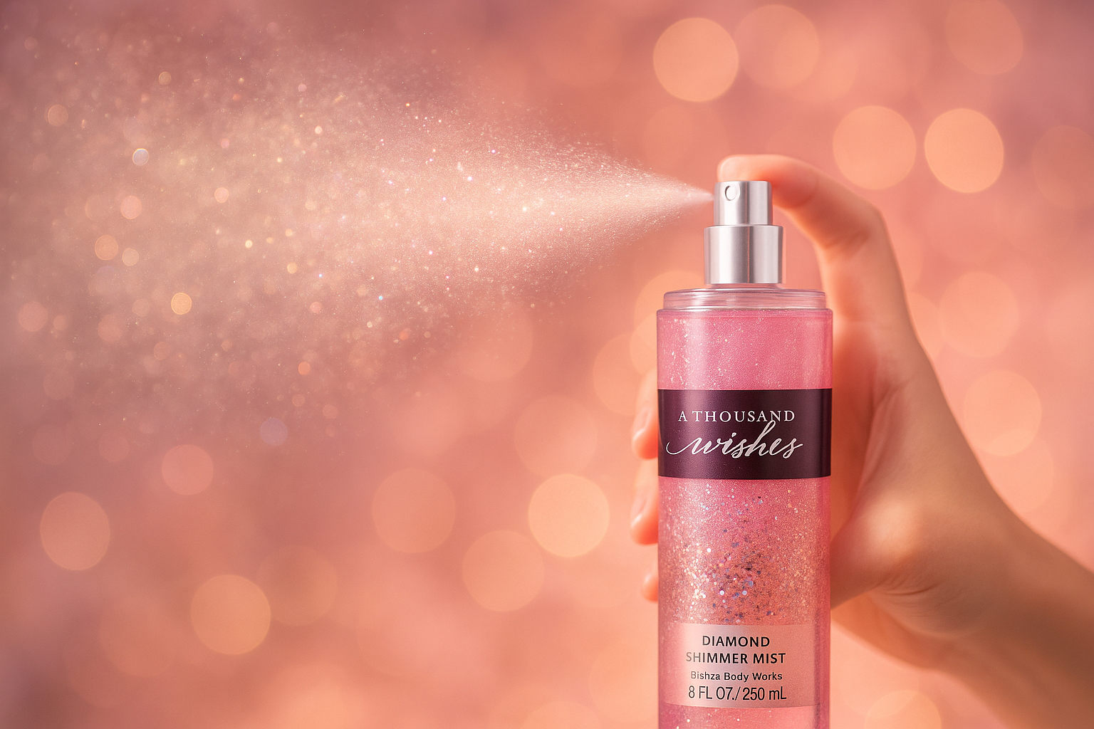 Magical Shimmer Spray Effect