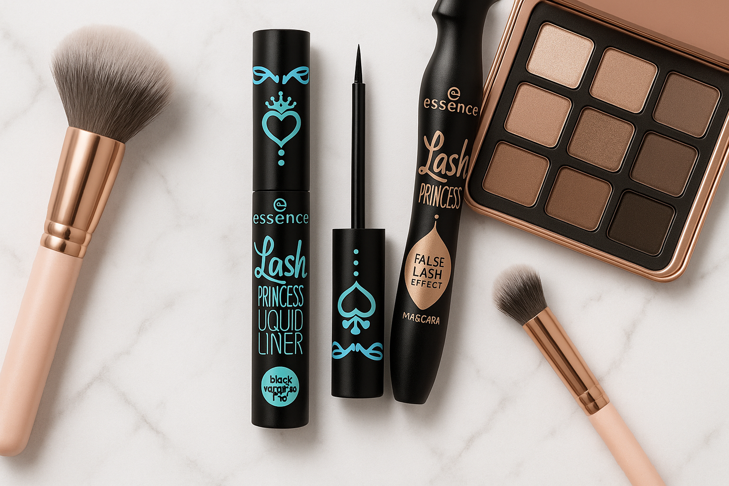 Makeup Flat Lay with Liner