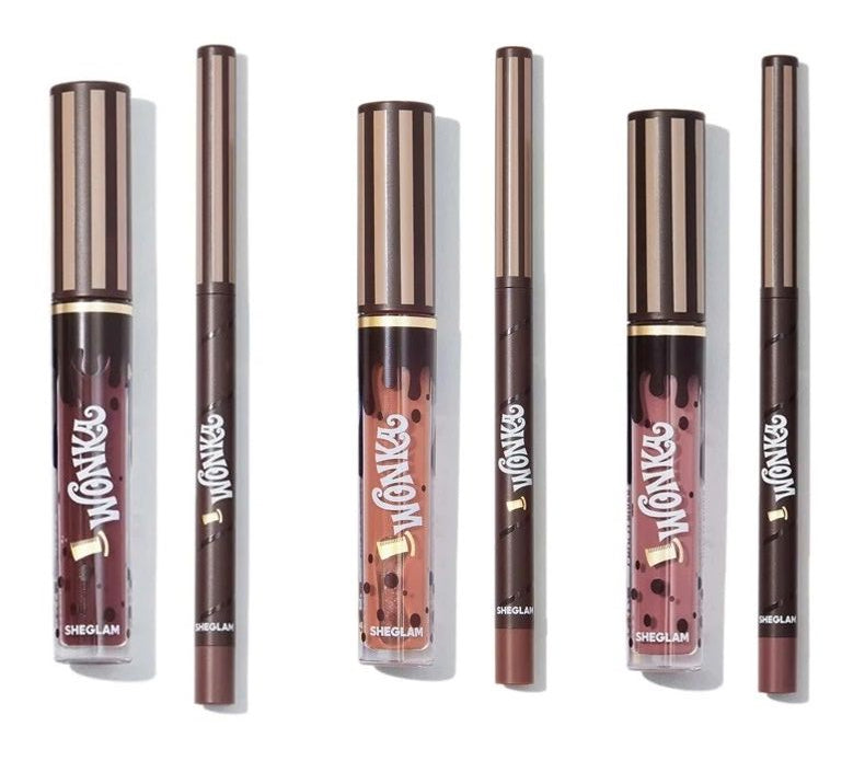 Willy wonka | SHEGLAM Cocoa Kiss Lip Duo
