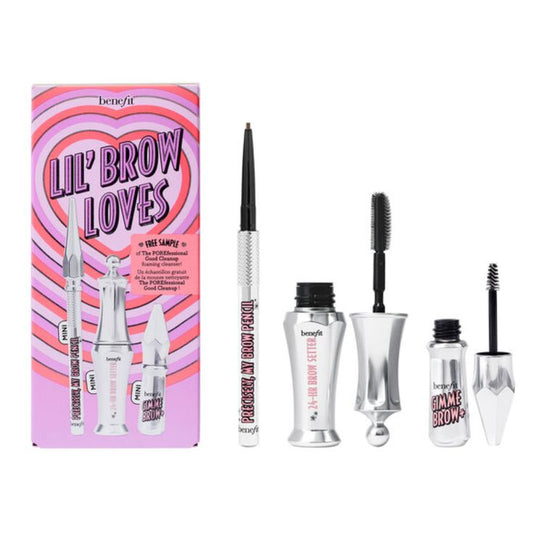 Benefit Lil Brow Loves Set - 3 Warm Light Brown