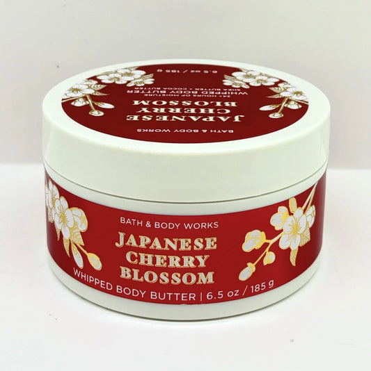 Japanese Cherry Blossom Body Butter - 24 Hour Moisture with Shea Butter & Rice Milk