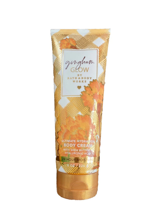 Bath & Body Works Gingham Glow Ultimate Hydration Body Cream 8 oz