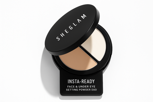 SHEGLAM Insta-Ready Face & Under Eye Setting Powder Duo